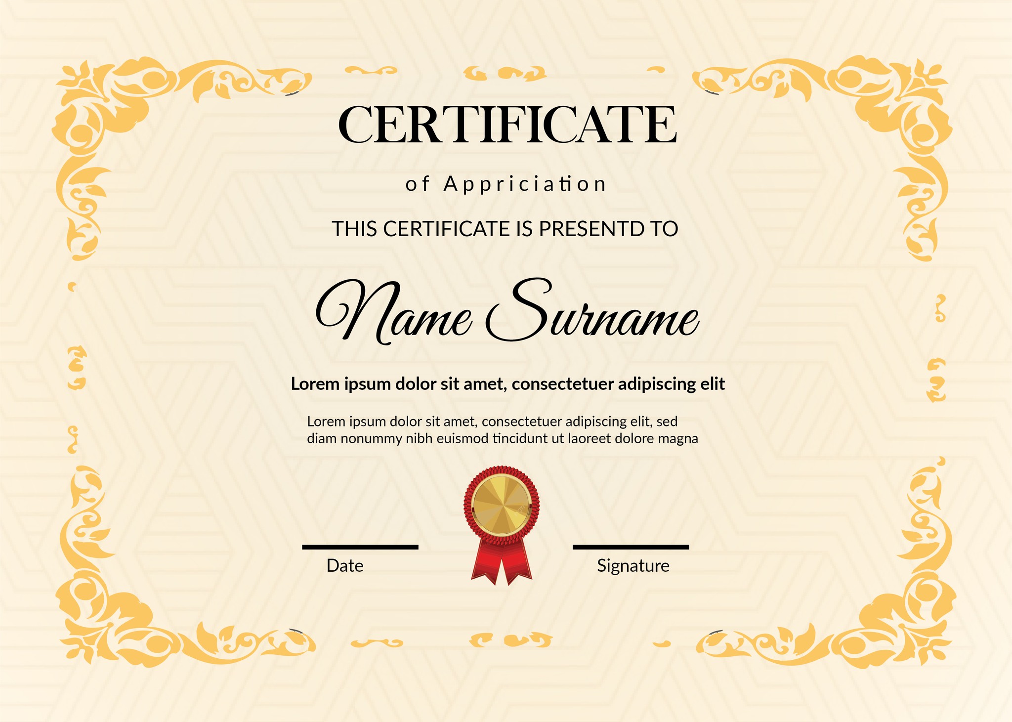 Certificate Design